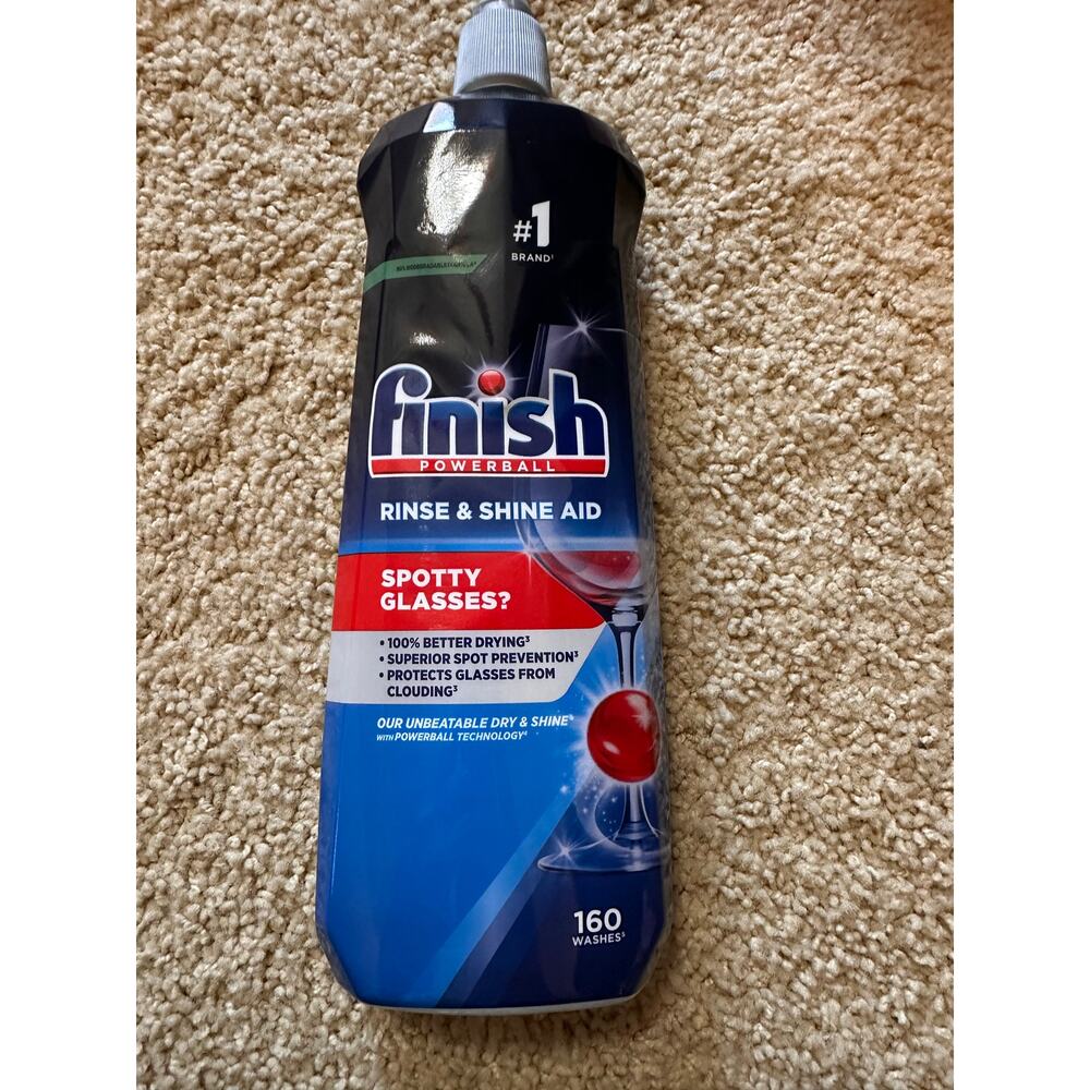 Finish Rinse and Shine Aid 160 washes NEW